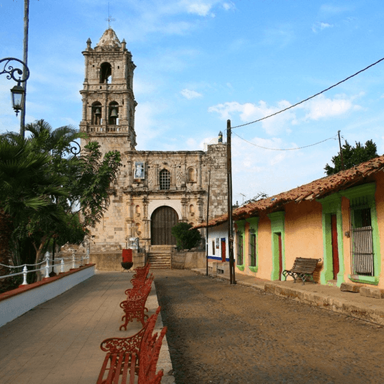 Church in Copala, Mexico near Viaggio Resort Mazatlan