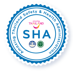 Logo of SHA Accredited at Chatrium Residence Sathon Bangkok
