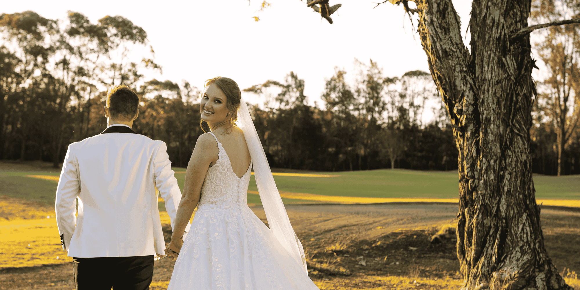 Beautiful bride and groom photographed at Kooindah