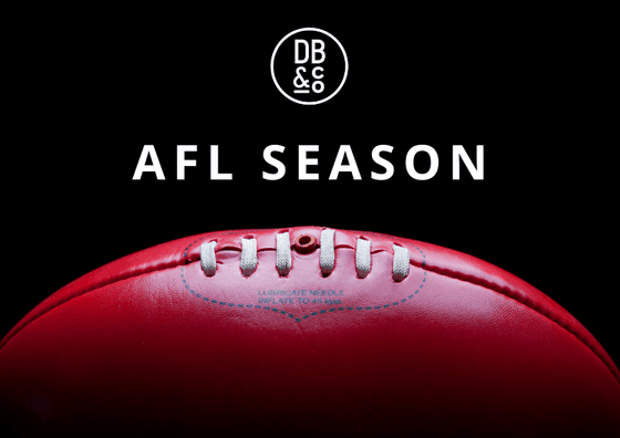 AFL Season poster at Melbourne Hotel Perth
