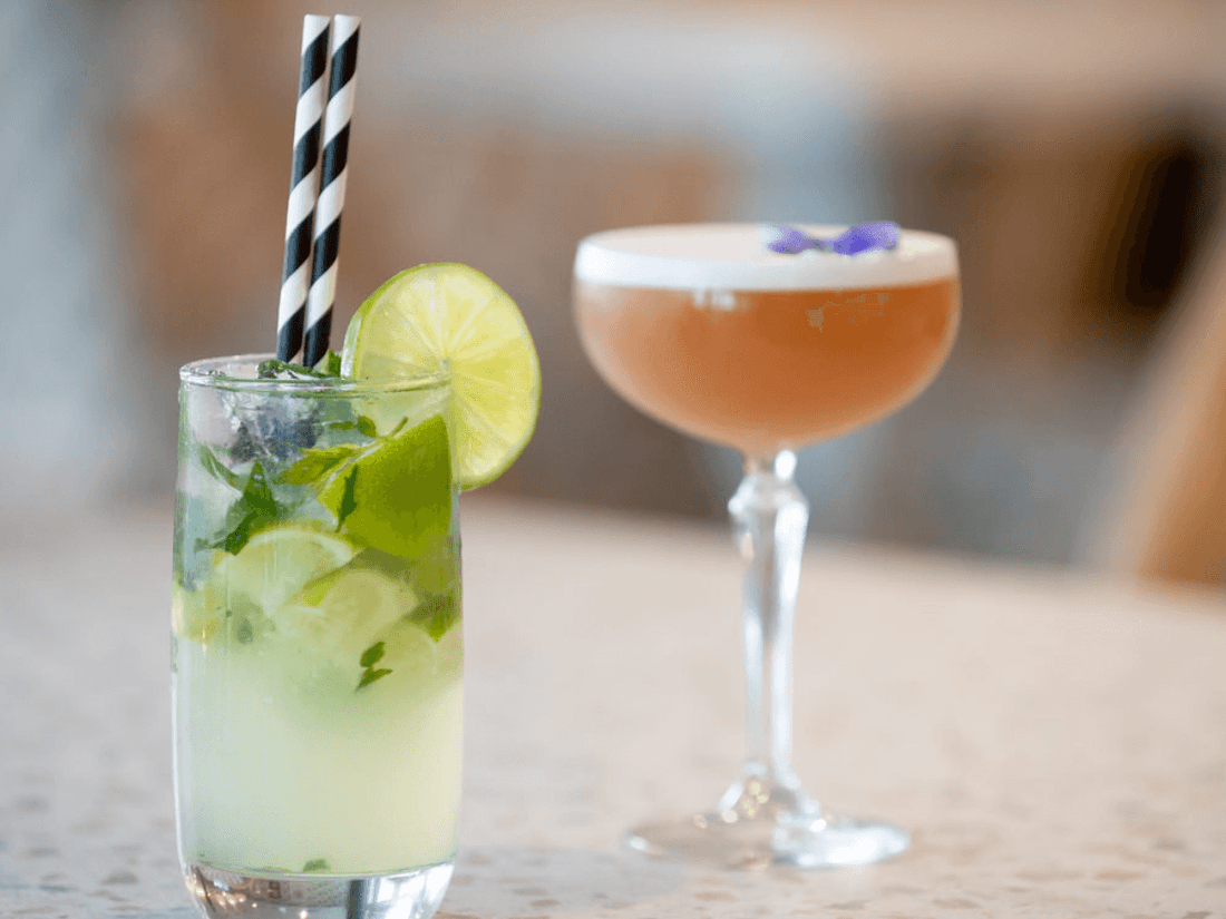 Cocktails served in Shallows Bar at Pullman Magenta Shores