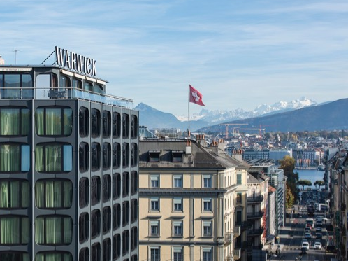 Exterior view of Warwick Geneva with city view