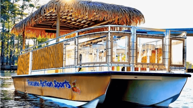 Aloha, Romance! Set Sail on the Lake Wallenpaupack Tiki Boat Excursion