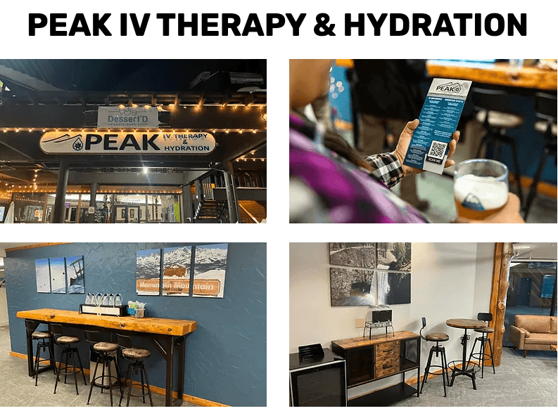 Interior of Peak IV Therapy & Hydration at Alpenhof Lodge