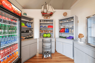 Guest market with snacks and beverages at Ogunquit River Inn