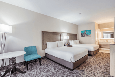 Luxury Plus Room with Double Queen Beds
