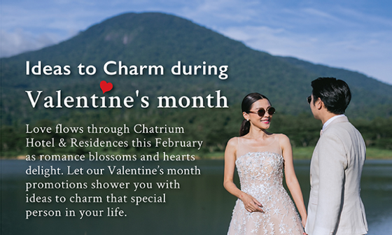 A couple during valentine's at Chatrium Hotels & Residences
