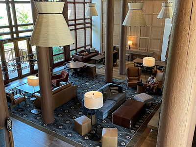 The Lobby interior at Alderbrook Resort & Spa