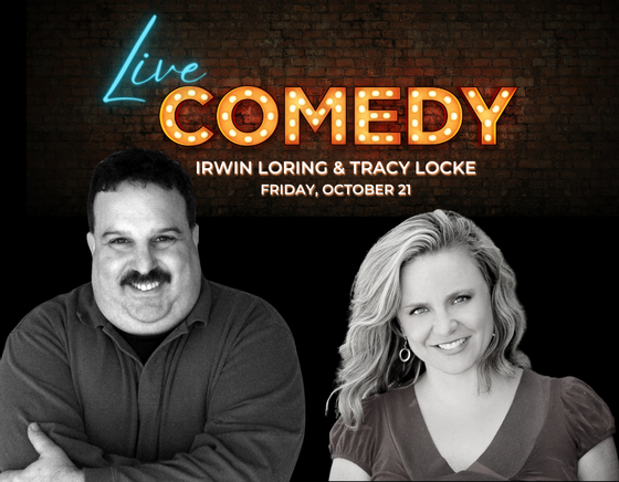 Poster for Irwin Loring & Tracy Locke comedy Avalon hotel special