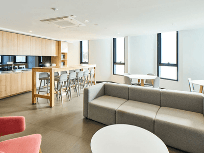 UniLodge Park Avenue - Level 3 Communal Kitchen and Dining