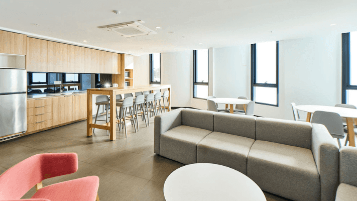 UniLodge Park Avenue - Level 3 Communal Kitchen and Dining