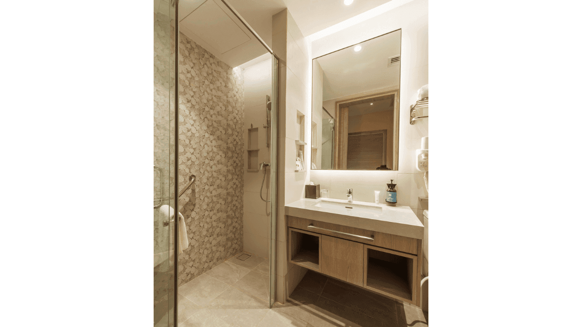 Balcony area with lounge in Premier Villa at Sunway Hotels & Resorts