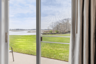 River view from a guest room at Ogunquit River Inn