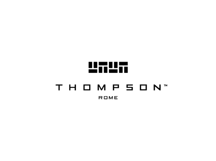 Logo of Thompson Rome used at Meraviglia