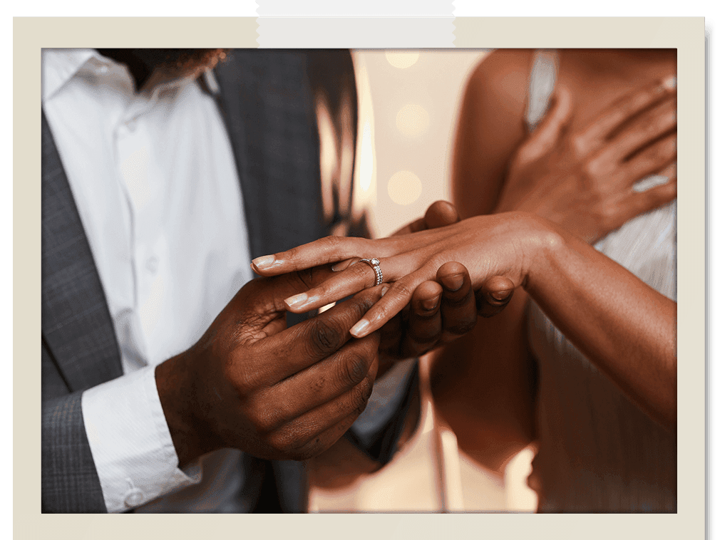 Bristol Boutique Hotel Campbell - Proposal Ideas and Engagement Discounts - couple's hands with wedding ring