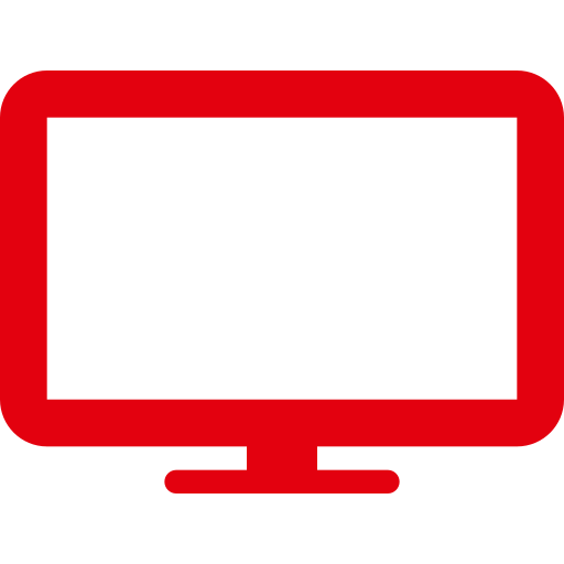 A large flat screen LCD TV