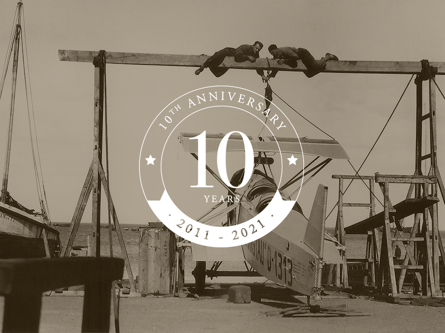 Artwork for 10 year celebration of The Singular Patagonia