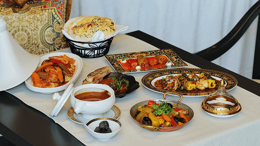 Exclusive Moroccon Pop-up Menu