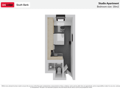 UniLodge South Bank - Studio apartment - web