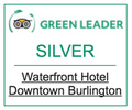 TripAdvisor silver awarded at Waterfront Hotel Burlington