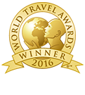Logo of World travel awards winner at Nairobi Serena Hotel