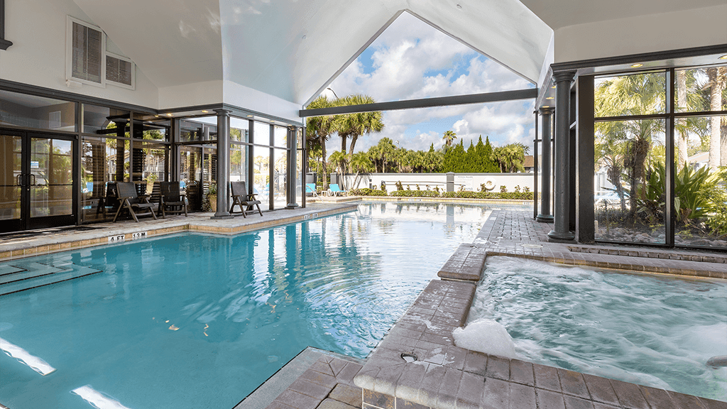 Partially Covered Pool
