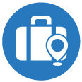 A vector icon of a travel report at Hop Inn Hotel