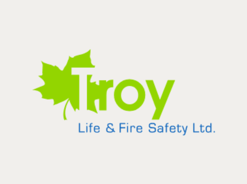 Logo of Troy Life & Fire Safety Ltd used at Rodd Hotels & Resorts