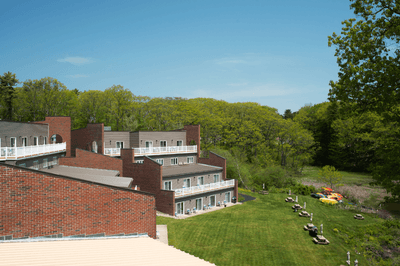 View of the grounds and surrounding area at Ogunquit River Inn