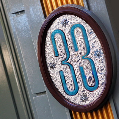 Club 33 sign at Disneyland.