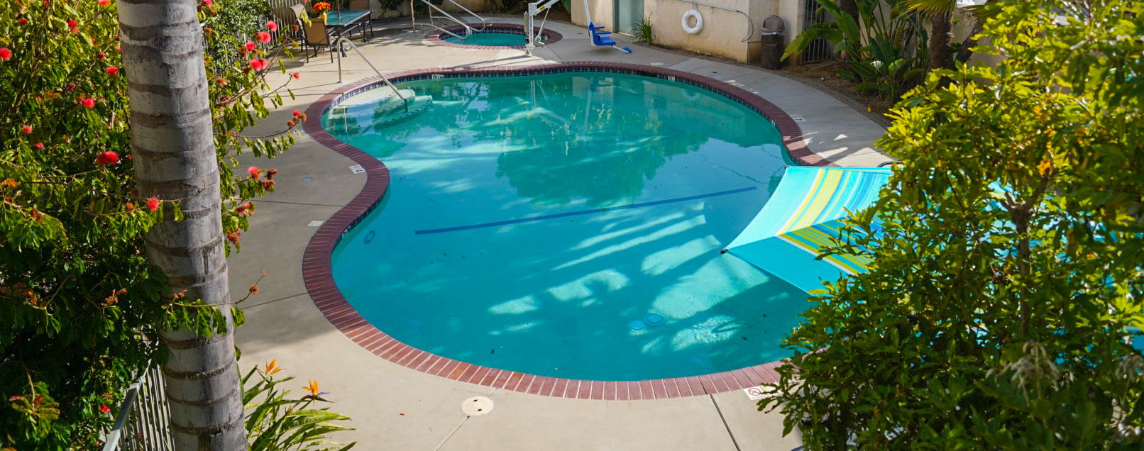 View of the outdoor pool at Hotel Buena Vista