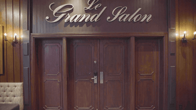 Entrance to Le Grand Salon at Hotel Mont Gabriel Resort & Spa