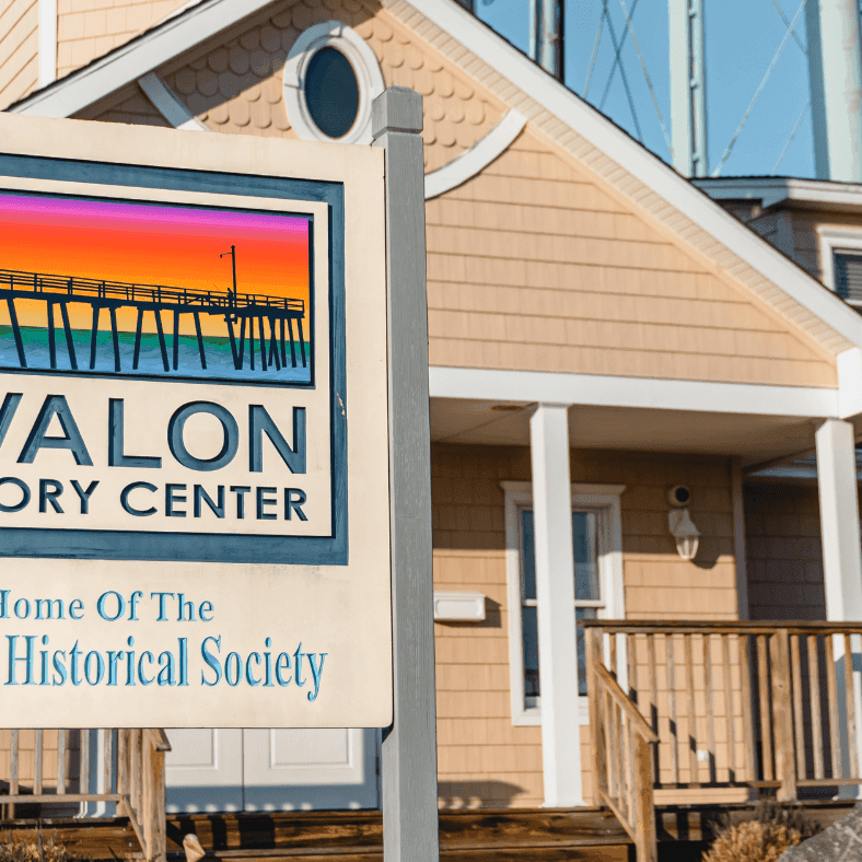 Avalon History Center Sign