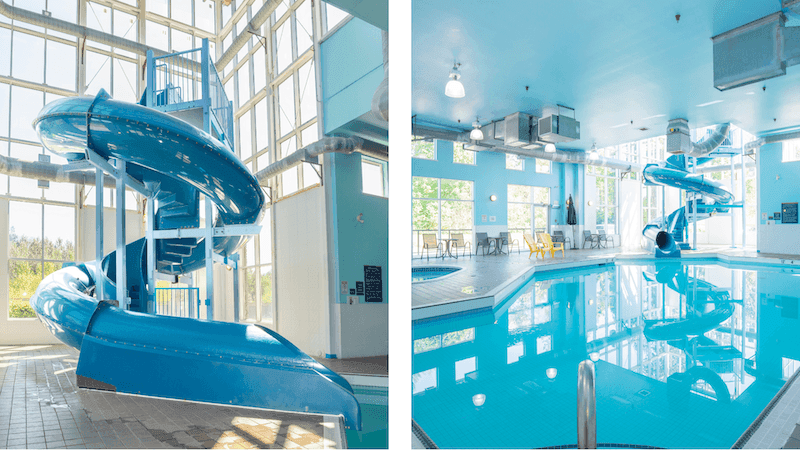 The pool at Sandman Hotel & Suites Squamish