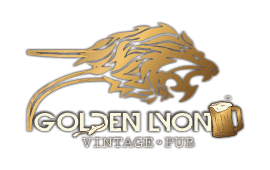 logo of golden lyon vintage pub