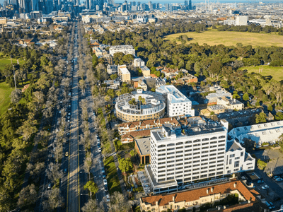 UniLodge Park Avenue - Street Aerial View