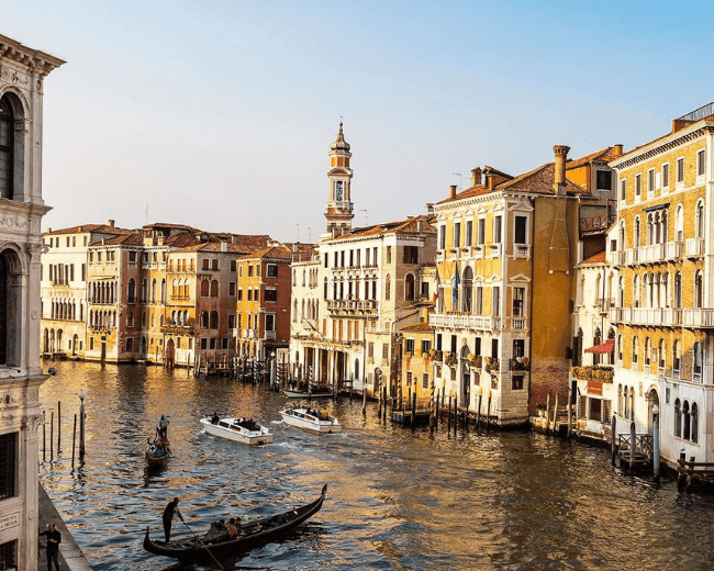 ponte di primavera a Venezia