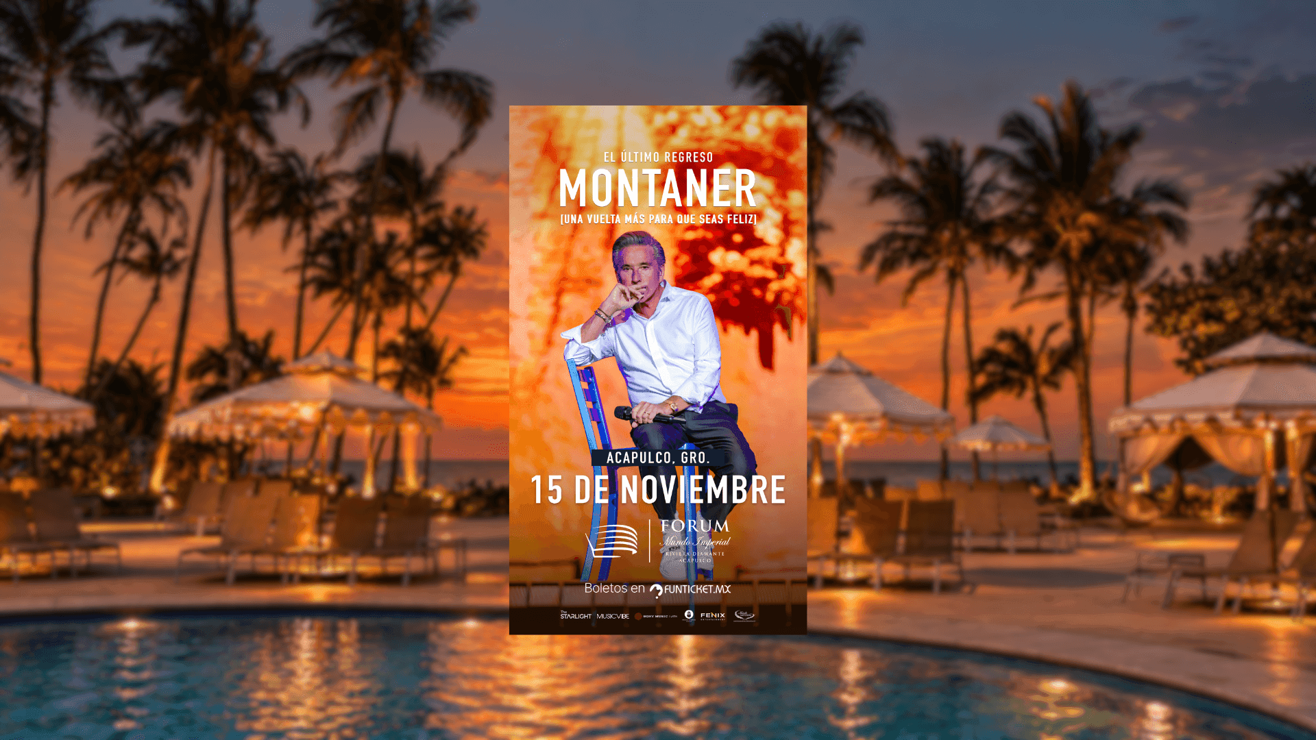 Hospedaje + Concierto de Ricardo Montaner