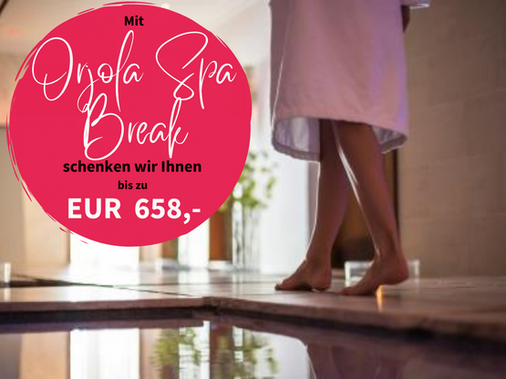 Ogola Spa Break poster used at Liebes Rot Flueh