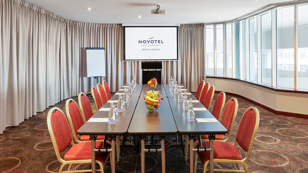 The boardroom at the Novotel Perth Langley hotel 
