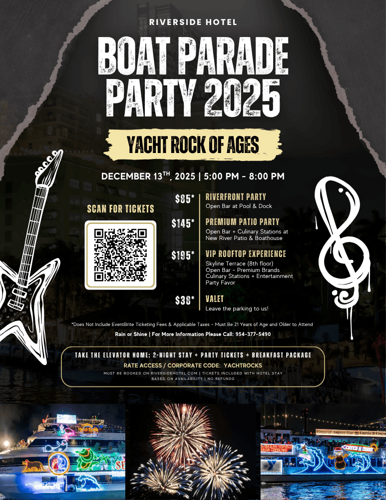 Riverside Hotel Boat Parade Party 2025