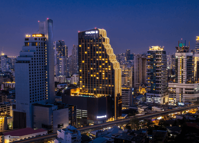 Aerial view of Carlton Hotel Bangkok Sukhumvit