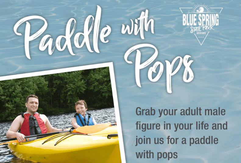 Paddle with Pops poster used at Lake Buena Vista Resort Village & Spa