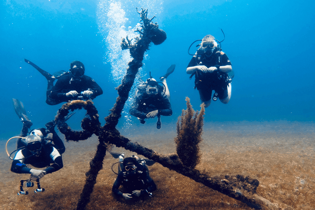 Diving in Statia