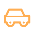 Vector icon of a vehicle used at Nesuto Hotels
