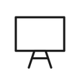 Vector icon of a Whiteboard at ReStays Ottawa