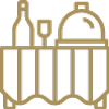 Vector icon used for room service at Le Grand Hôtel des Thermes