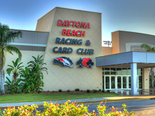 Exterior of Daytona Beach Racing & Card Club.