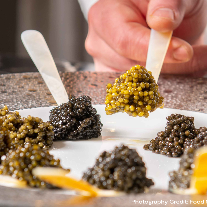 Caviar on Spoons
