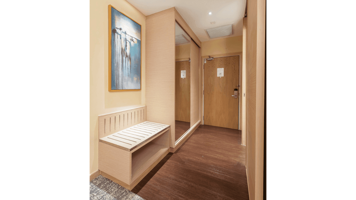 Elegant living area with seating in Premiere Suite at Sunway Hotel Big Box